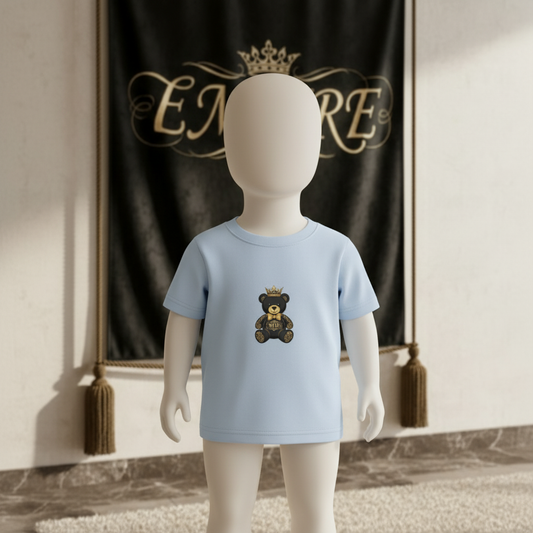 T-shirt bébé garçon ourson royal EMPIRE - Vue de face