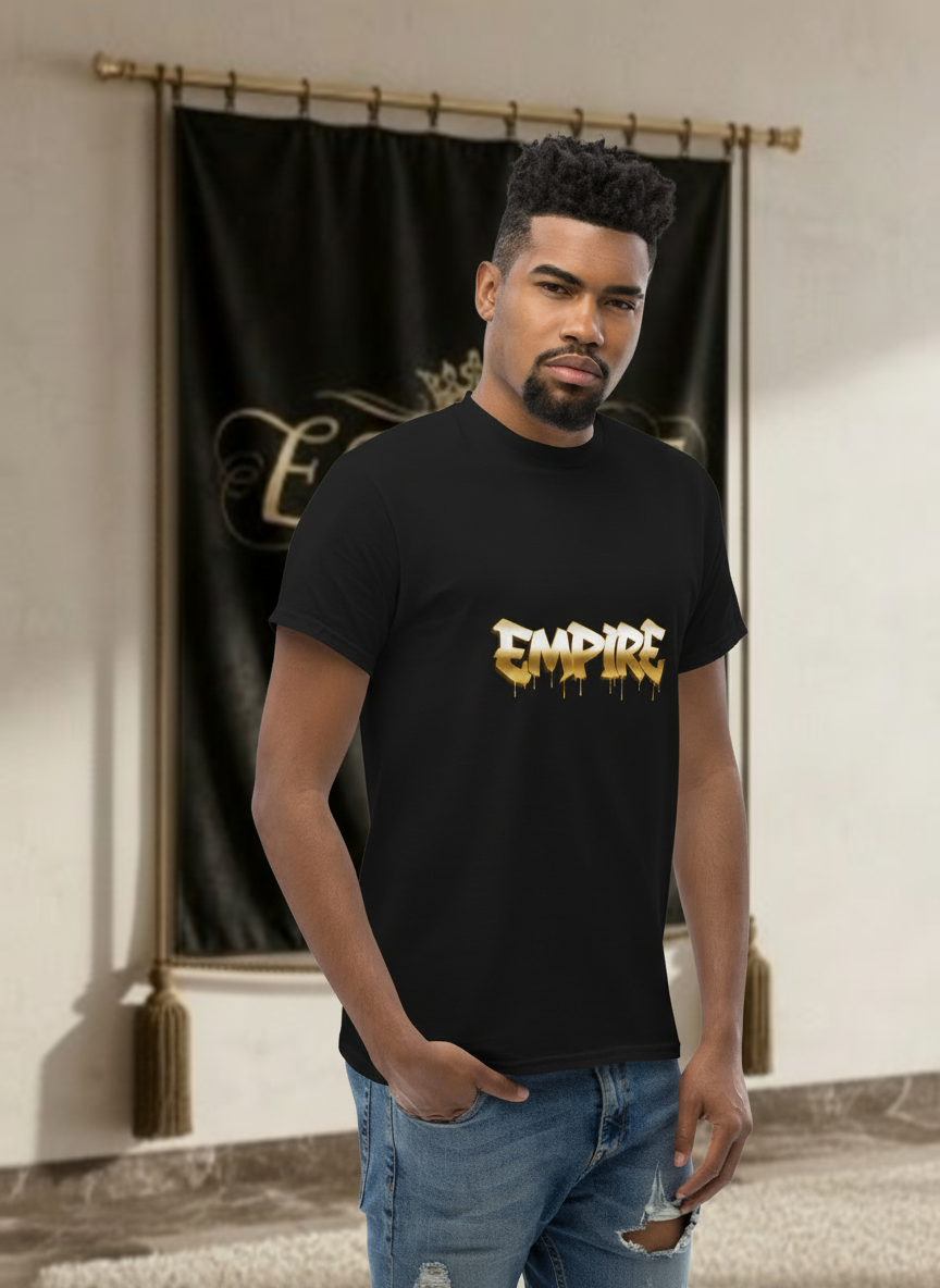 T-shirt EMPIRE Gold Drip - Vue profil