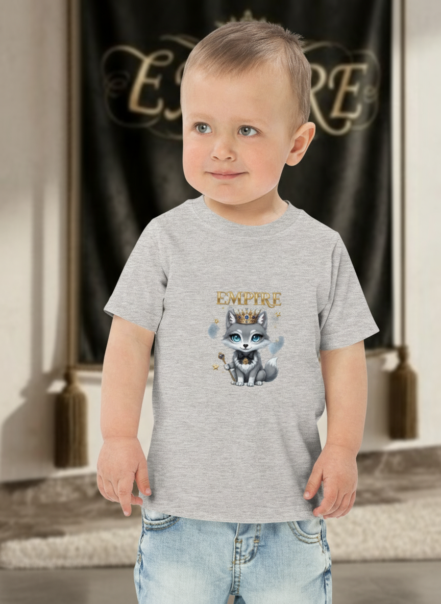 T-shirt enfant garçon chaton EMPIRE - Vue de face