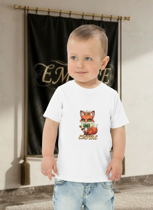 T-shirt enfant garçon renard EMPIRE - Vue de face