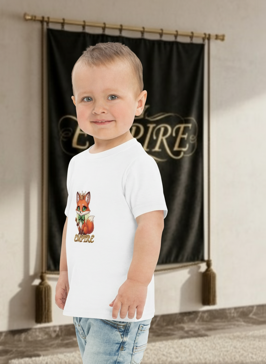 T-shirt enfant garçon renard EMPIRE - Vue de profil