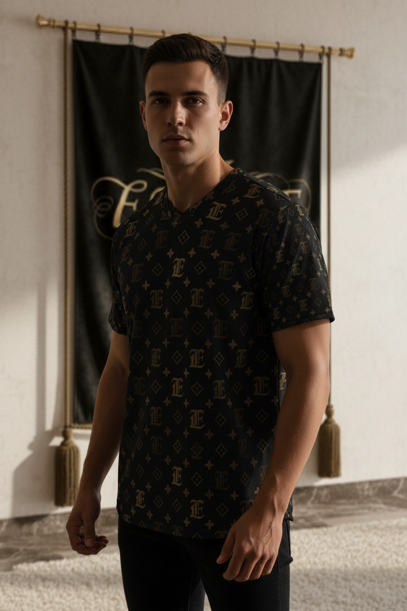 T-shirt Jersey Monogramme Empire - Face