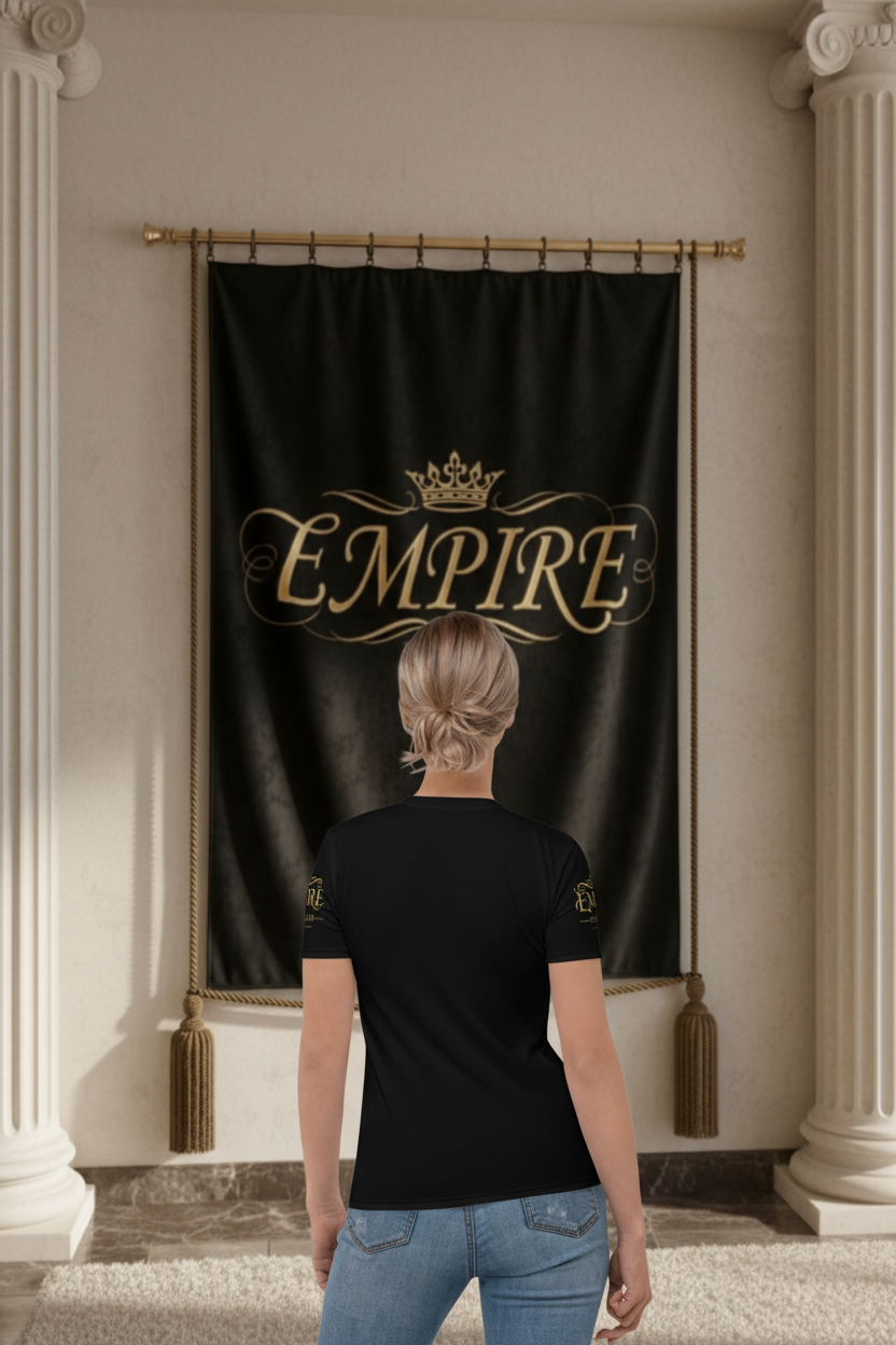 T-shirt Queen Empire Chess Femme - Dos