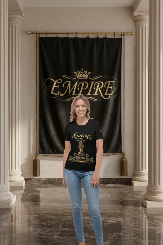 T-shirt Queen Empire Chess Femme - Face
