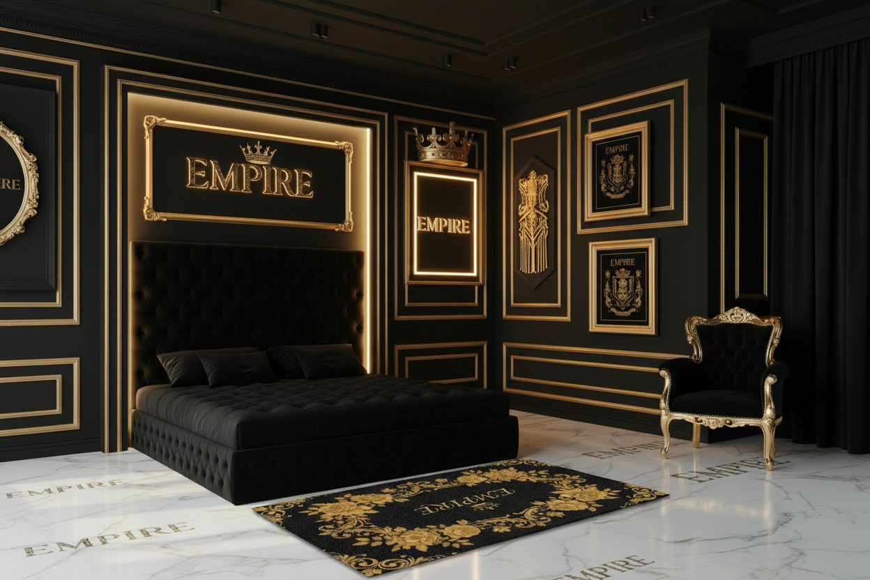 Tapis EMPIRE baroque floral vue complète - Empire Palace