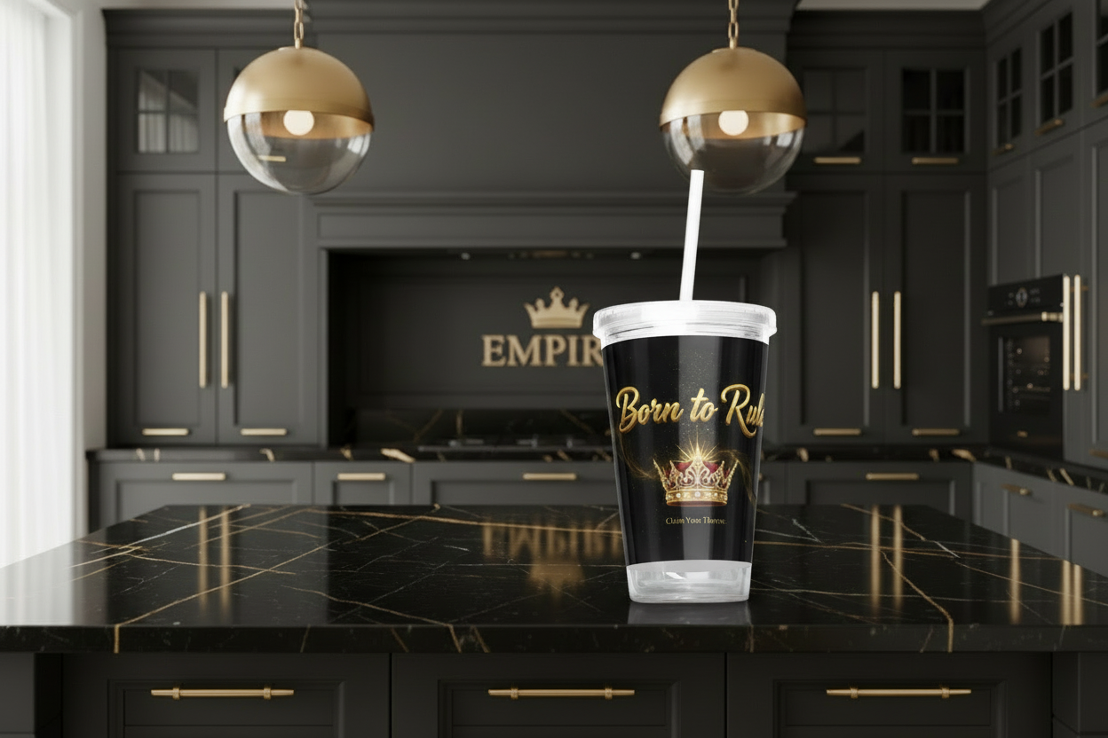 Tumbler Born to Rule - Mockup 3