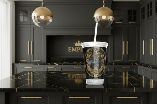Tumbler Loup Empire baroque - Mockup 2