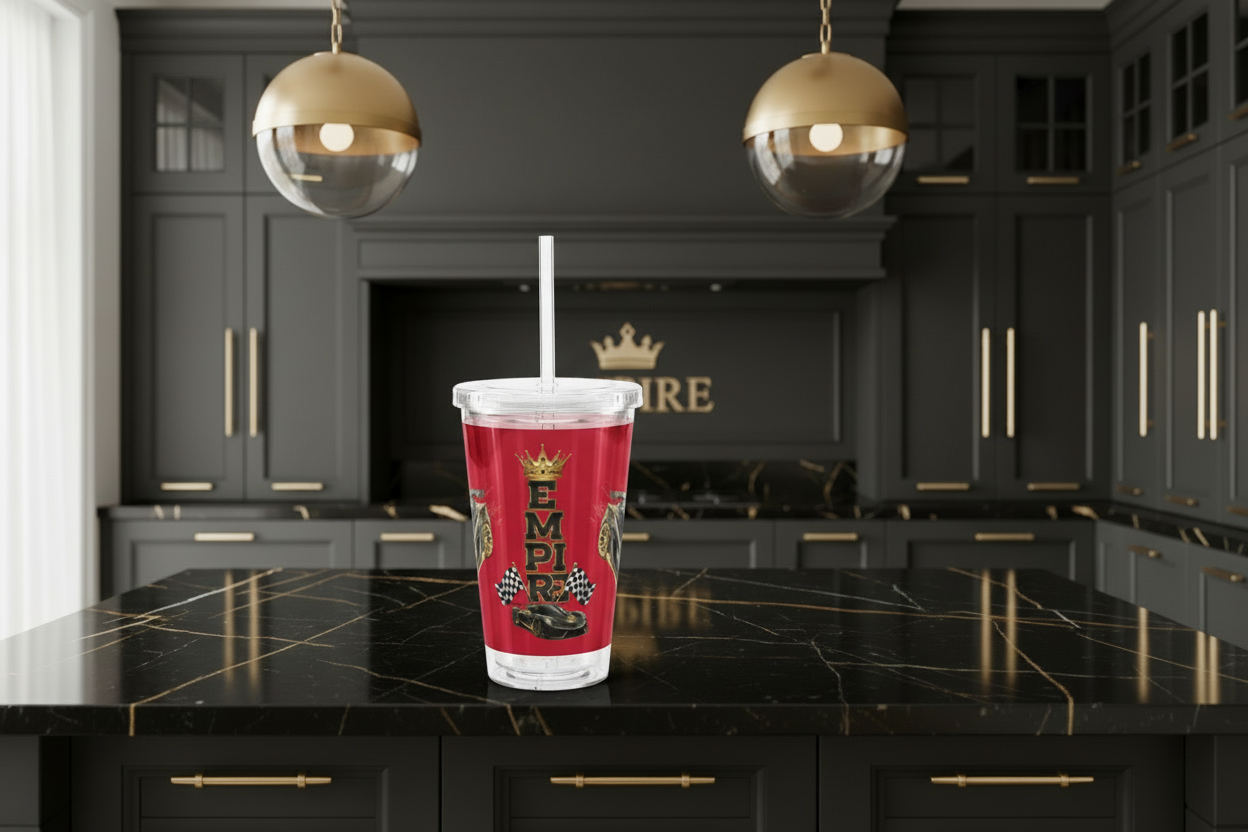 Tumbler Racing Empire rouge - Mockup 1