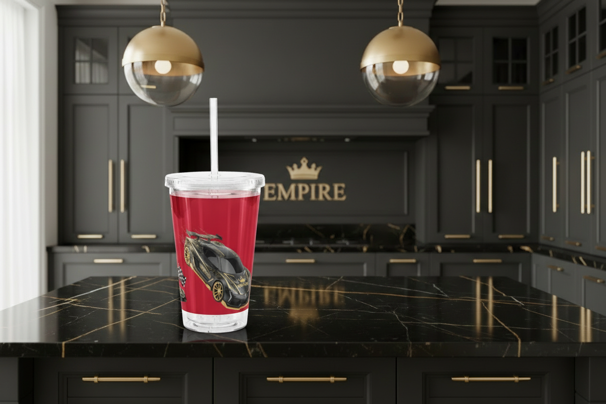 Tumbler Racing Empire rouge - Mockup 3